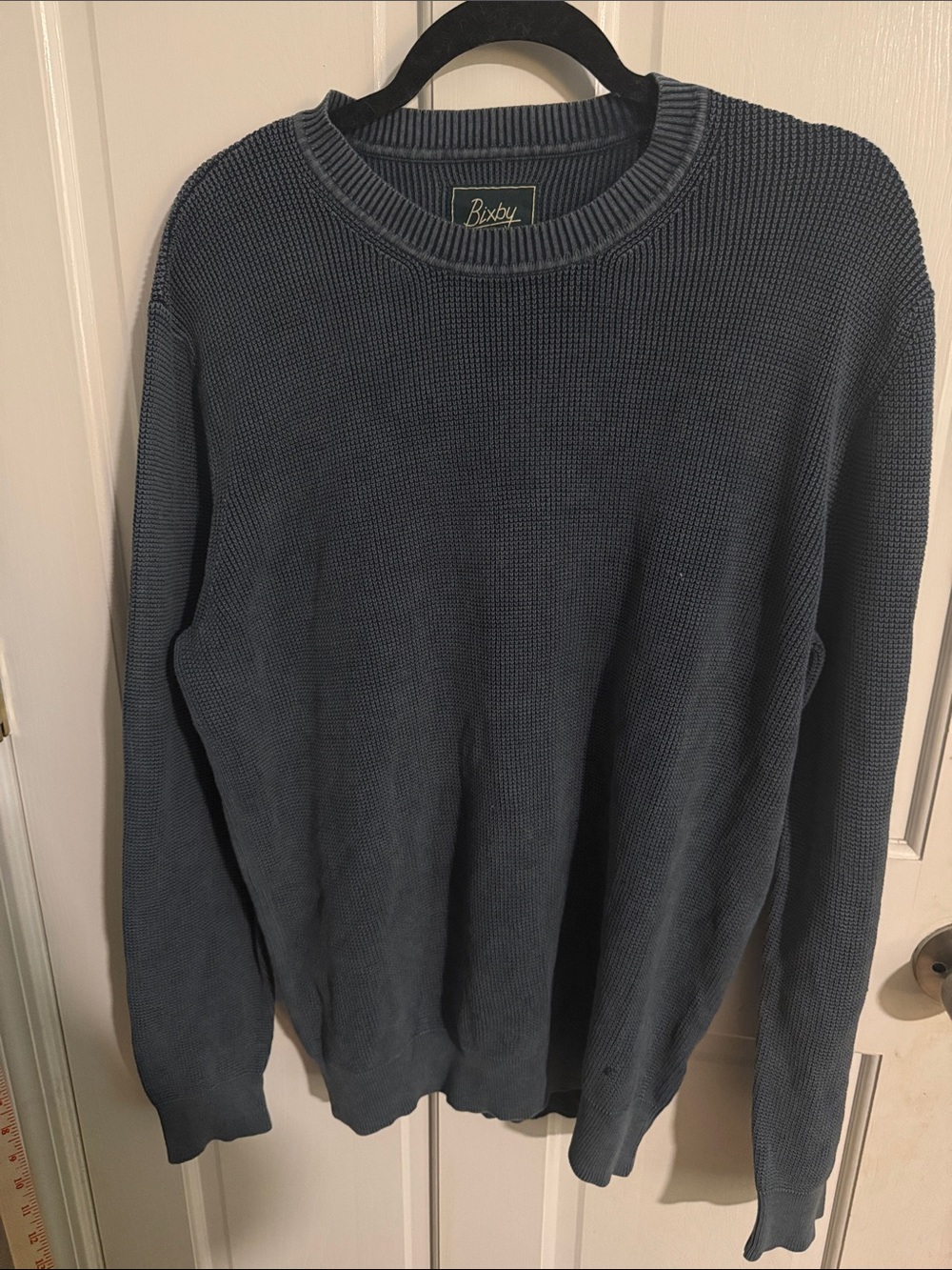 Bixby Men's Crewneck Sweater - Slate Blue